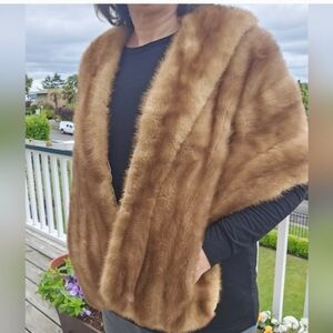 Vintage Mink Fur Stole